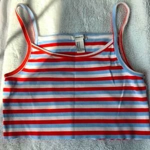 Red white blue tank top